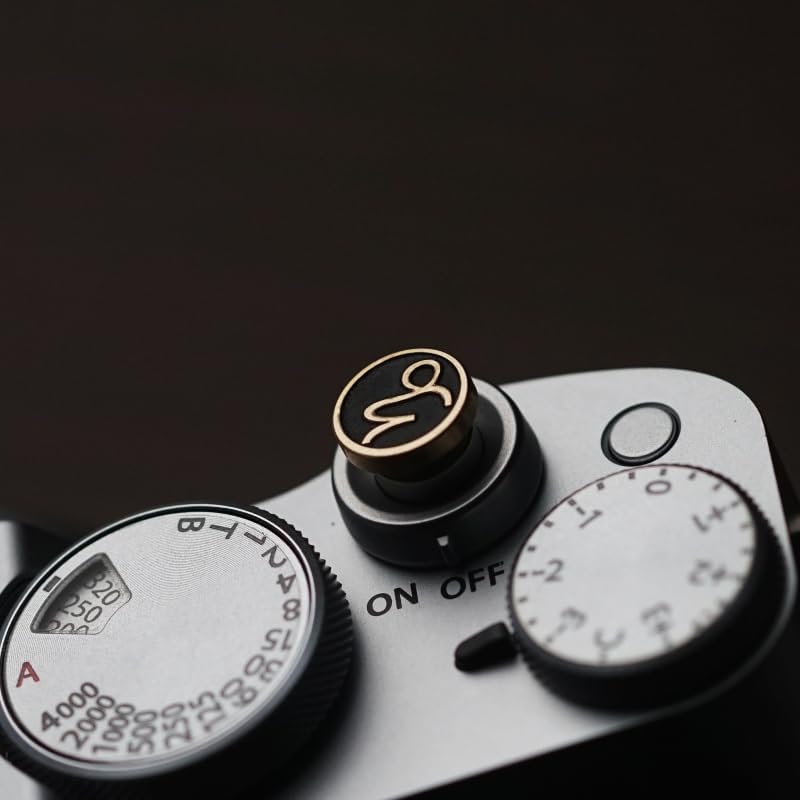 Twelve Constellations Pattern Camera Shutter Button Compatible with Fujifilm X-Pro3 X-Pro2 X-T50 X-T4 X-T30 for Nikon for Rolleiflex (Capricornus)